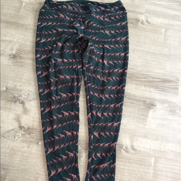 LuLaRoe Pants - LuLaRoe TC giraffe leggings